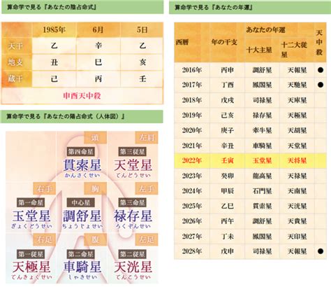 算陰命|算命学｜無料占い・細密命式でわかる！あなたの宿命 